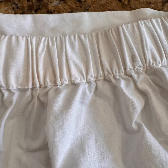 Free People Optic White Gaia Pocket Skirt Size L Boho Mini Skirt Fall Outfit - Picture 4 of 5